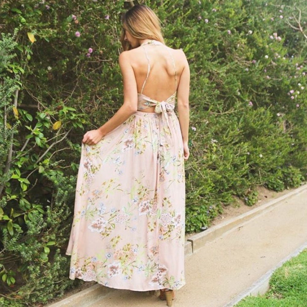 NWOT Floral Maxi Dress